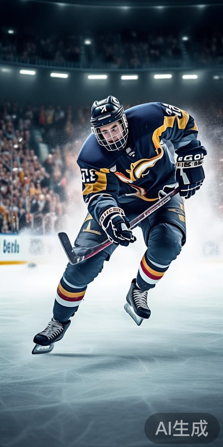 在冰球运动激烈角逐中，每一次令人振奋的突破都可能成