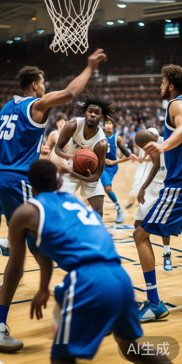 在面对五个对手的防守时，队友的配合极为关键。一次成
